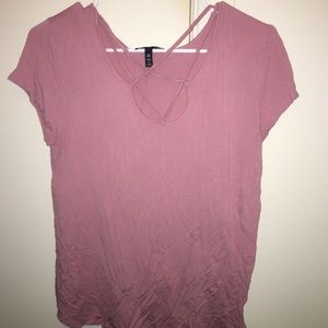 Pink shirt sleeve shirt